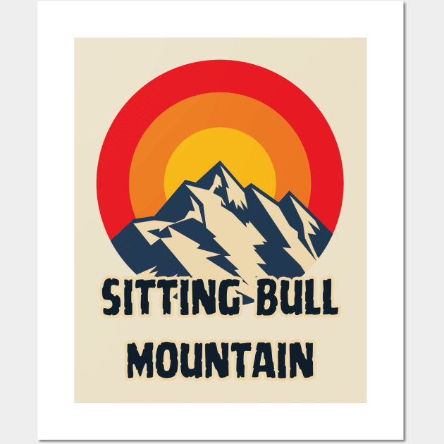 Sitting Bull Mountain Wall Art by Canada Cities